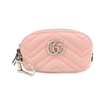 Gucci GG Marmont Key Matelasse Leather, Pink, Leather, Clutch