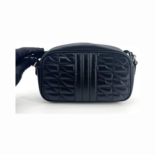 Gucci GG Marmont Matelasse Leather, Black, Leather, Shoulder Bag