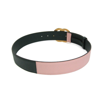 Gucci GG Marmont Reversible Belt Leather, Green, Leather, Belt