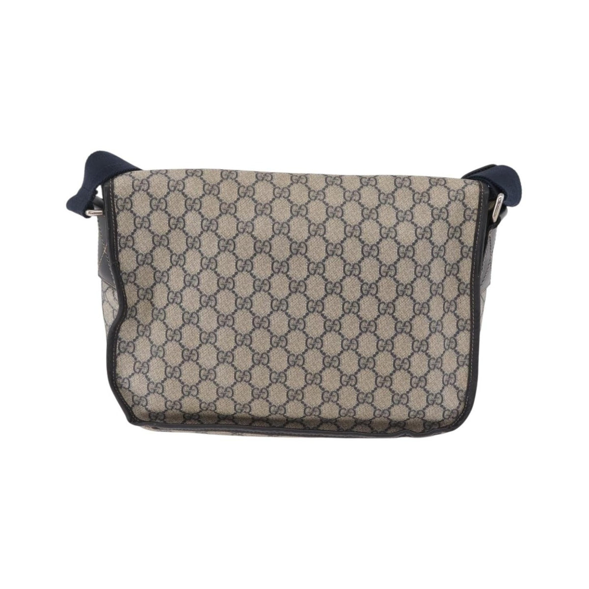 Gucci GG Messenger GG Coated Canvas, Navy, PVC, Shoulder Bag