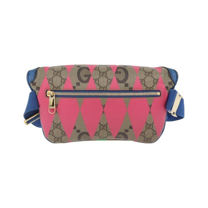 Gucci GG Rhombus cuir, Multicolour, Canvas, Crossbody Bag
