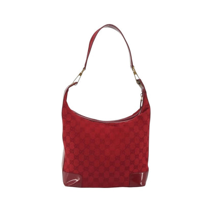 Gucci GG Shoulder GG Matelasse Leather, Red, Canvas, Shoulder Bag