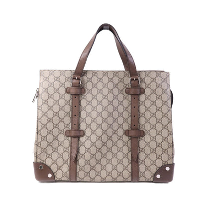 Gucci GG supreme handbag Canvas, Beige, Canvas, Handbag