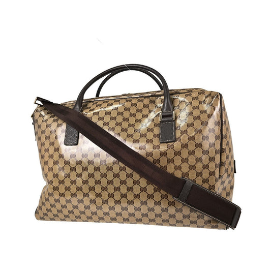 Gucci GG Top Handle GG Matelasse Leather, Beige, PVC, Tote Bag