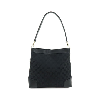 Gucci Gucci GG Canvas North-South Tote GG Canvas and Leather, Black, Canvas, Tote Bag