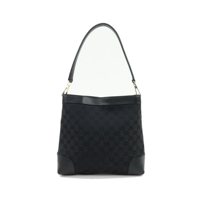 Gucci Gucci GG Canvas North-South Tote GG Canvas and Leather, Black, Canvas, Tote Bag