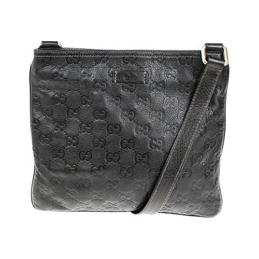 Gucci Guccissima Shoulder bag, Brown, Leather, Shoulder Bag