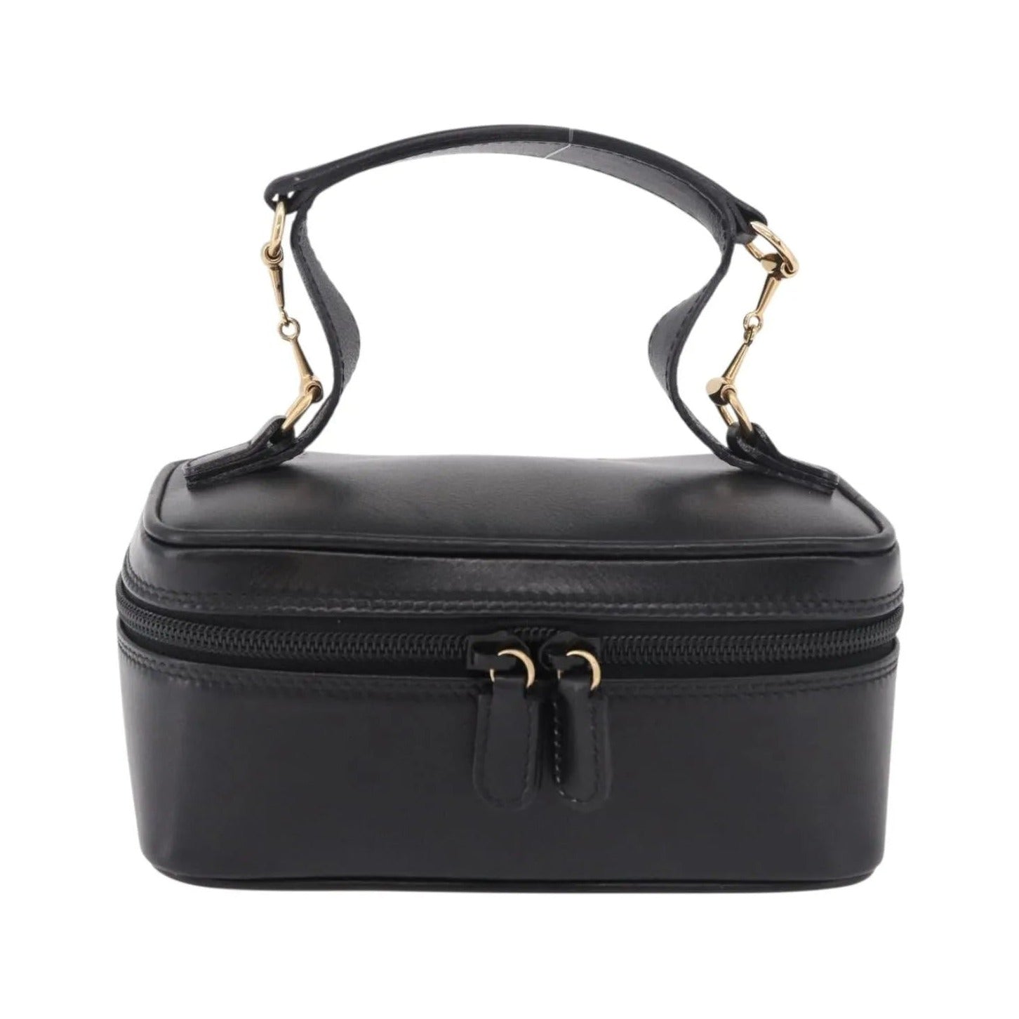 Gucci Horsebit Vanity leather, Black, Leather, Toiletry Case