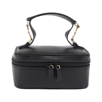 Gucci Horsebit Vanity leather, Black, Leather, Toiletry Case