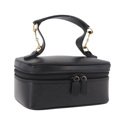 Gucci Horsebit Vanity leather, Black, Leather, Toiletry Case