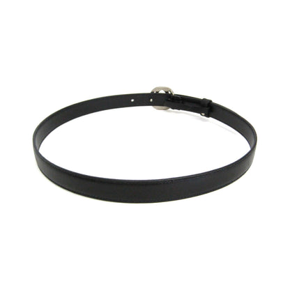 Gucci Interlocking G Belt (Outlet) Leather, Black, Leather, Belt