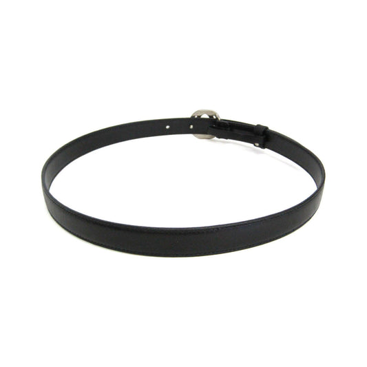 Gucci Interlocking G Belt (Outlet) Leather, Black, Leather, Belt