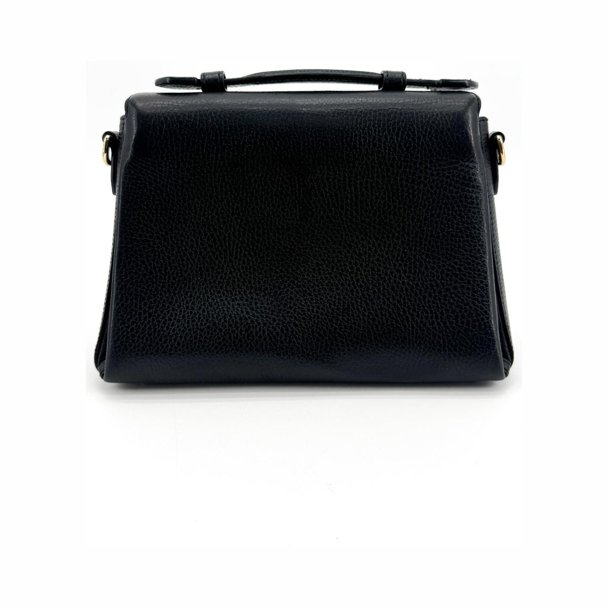 Gucci Interlocking Leather, Black, Leather, Shoulder Bag