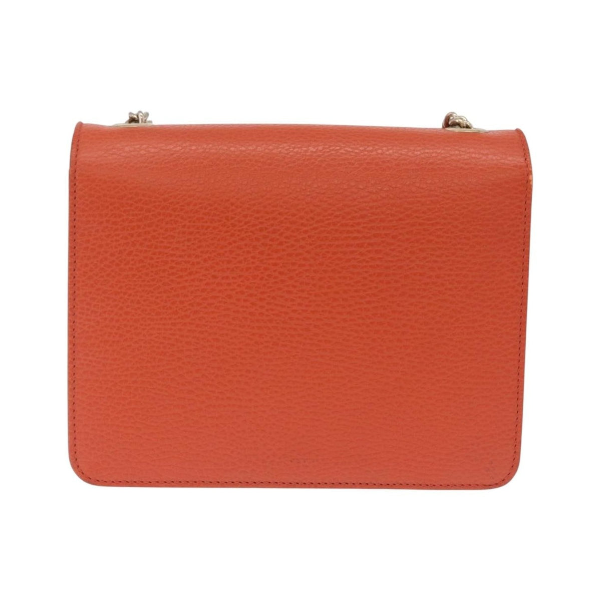 Gucci Interlocking Leather, Orange, Leather, Shoulder Bag