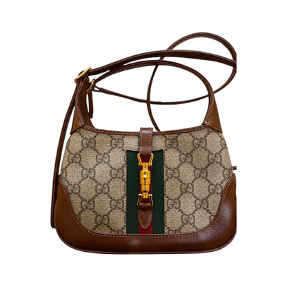 Gucci Jackie 1961 Hobo GG Coated Canvas, Beige, Canvas, Handbag