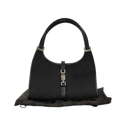 Gucci Jackie Canvas, Black, Canvas, Handbag
