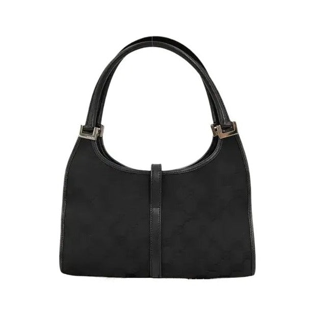 Gucci Jackie Canvas, Black, Canvas, Handbag
