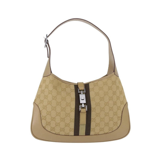 Gucci Jackie Canvas, Beige, Canvas, Handbag