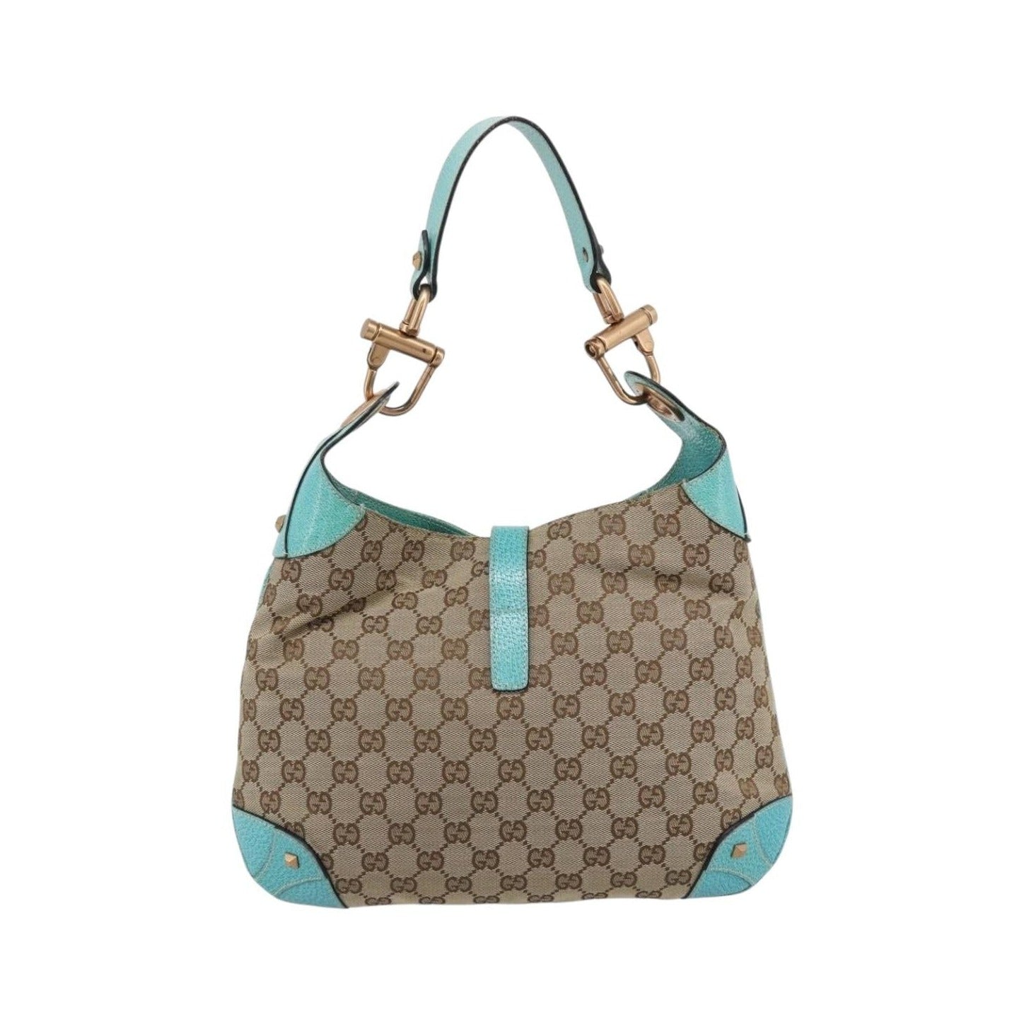 Gucci Jackie Canvas, Brown, Canvas, Handbag