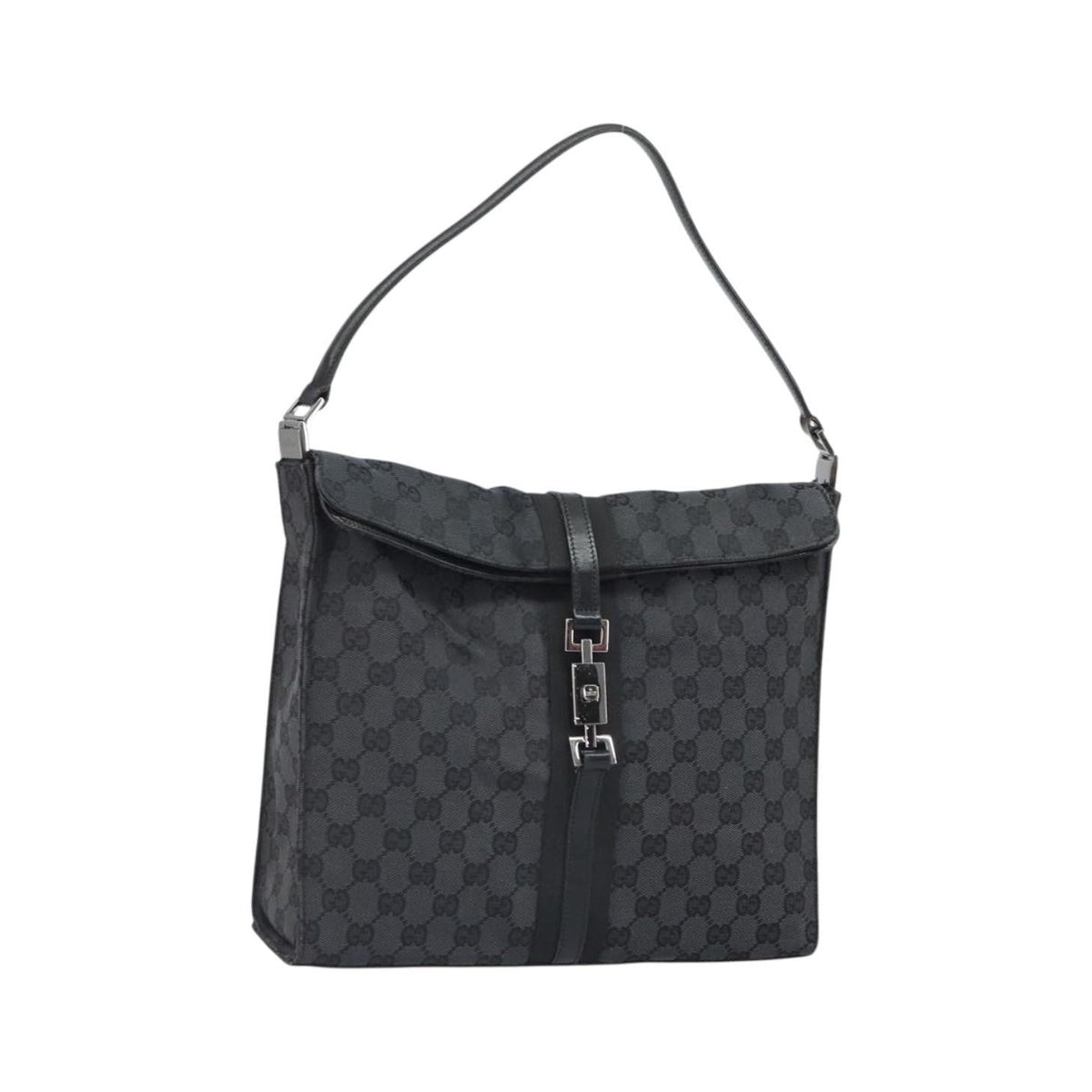 Gucci Jackie GG Canvas, Black, Canvas, Tote Bag
