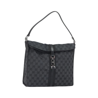 Gucci Jackie GG Canvas, Black, Canvas, Tote Bag