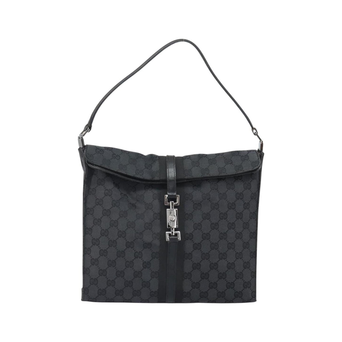 Gucci Jackie GG Canvas, Black, Canvas, Tote Bag
