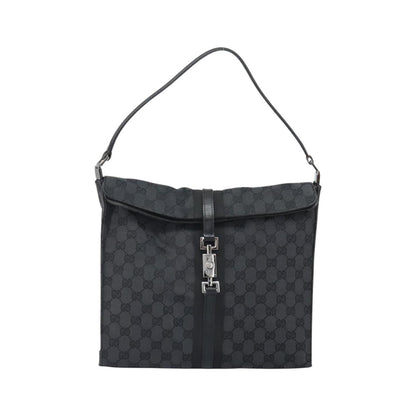 Gucci Jackie GG Canvas, Black, Canvas, Tote Bag