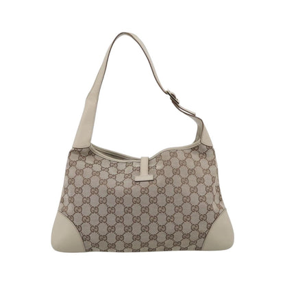 Gucci Jackie GG Canvas, Beige, Canvas, Tote Bag