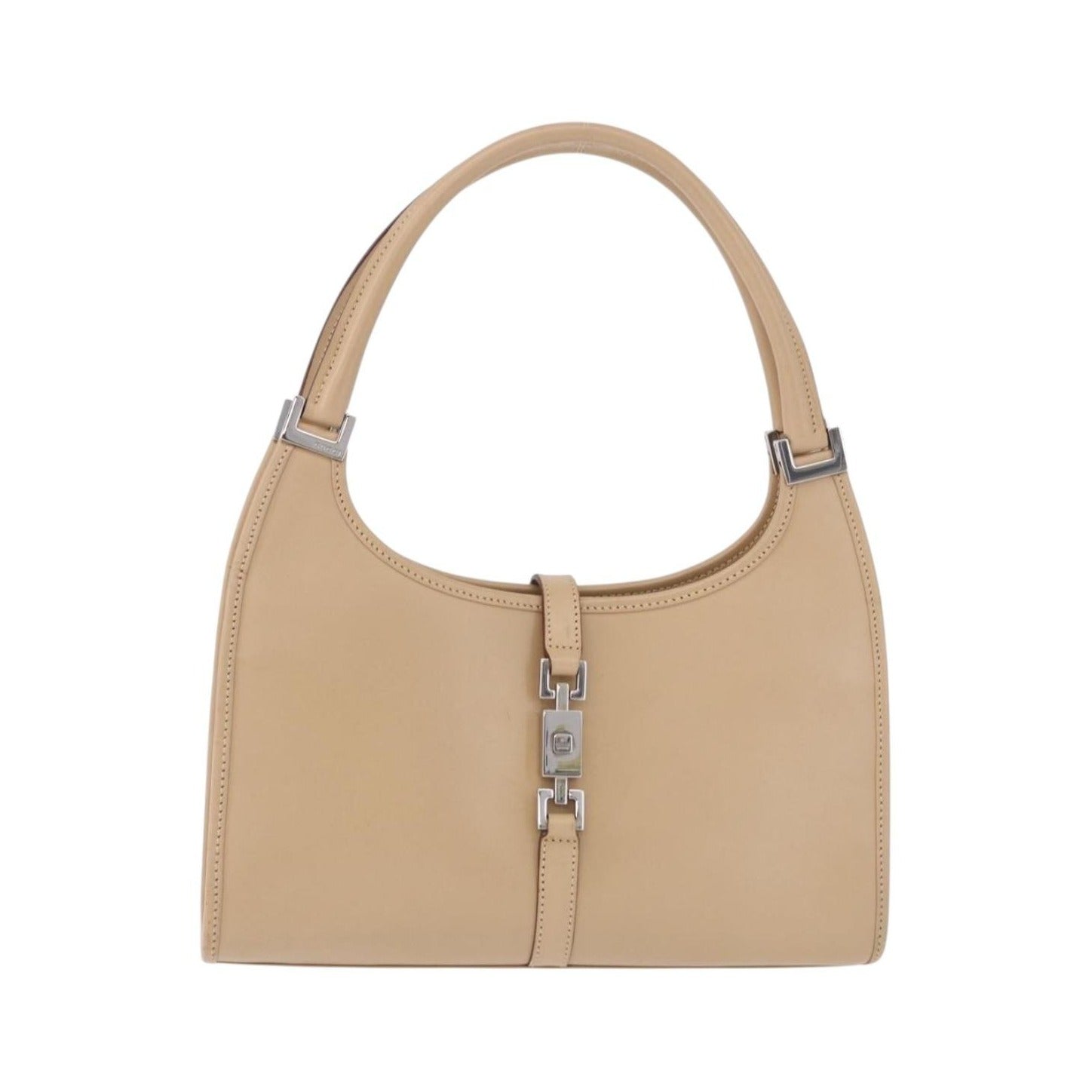 Gucci Jackie Leather, Beige, Leather, Handbag