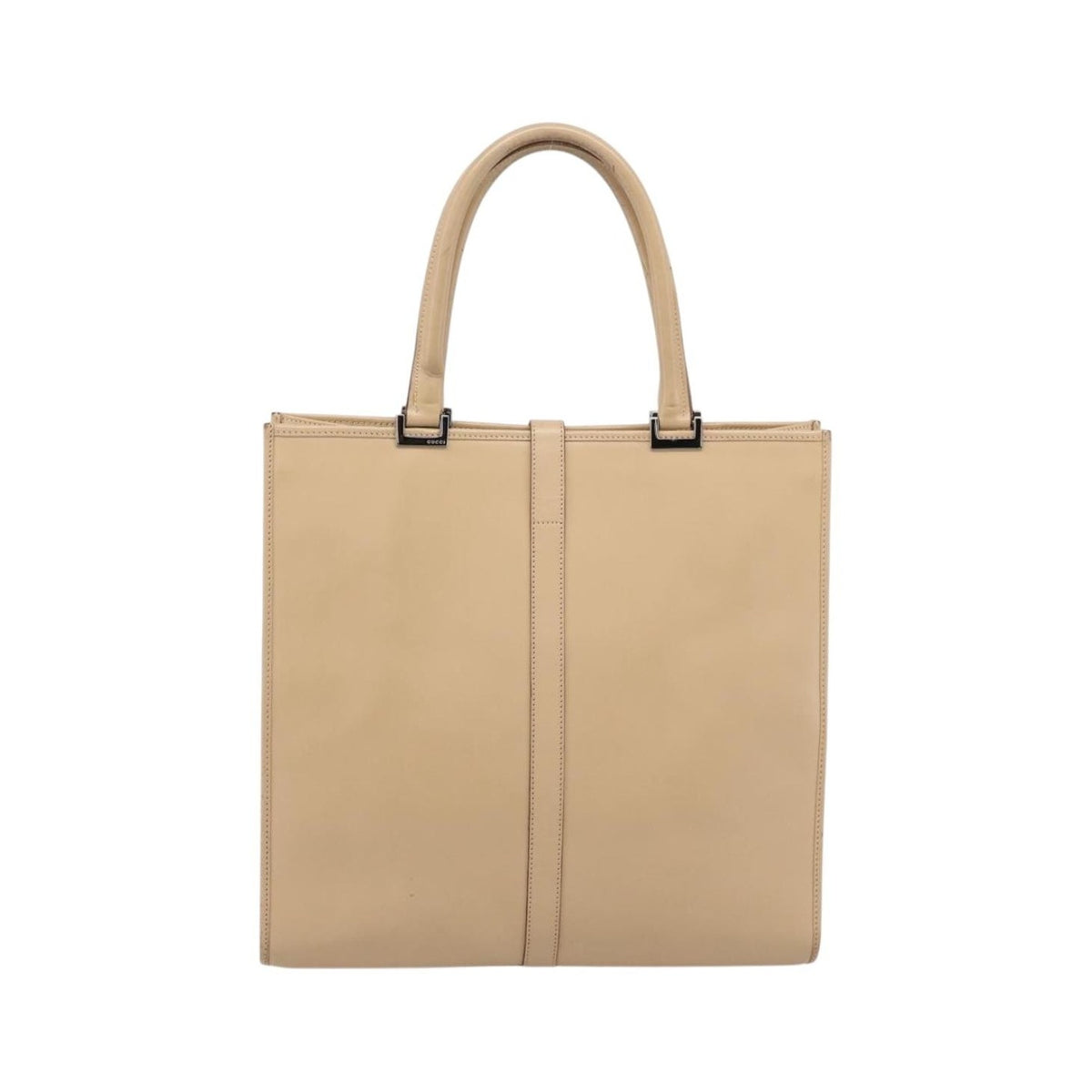 Gucci Jackie Leather, Beige, Leather, Tote Bag