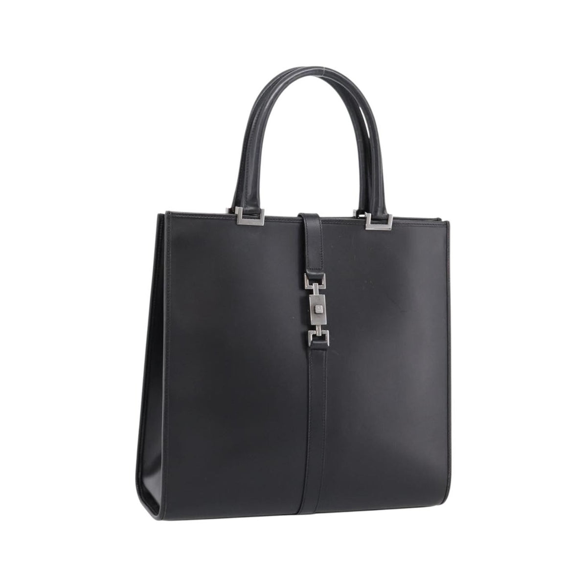 Gucci Jackie Leather, Black, Leather, Tote Bag