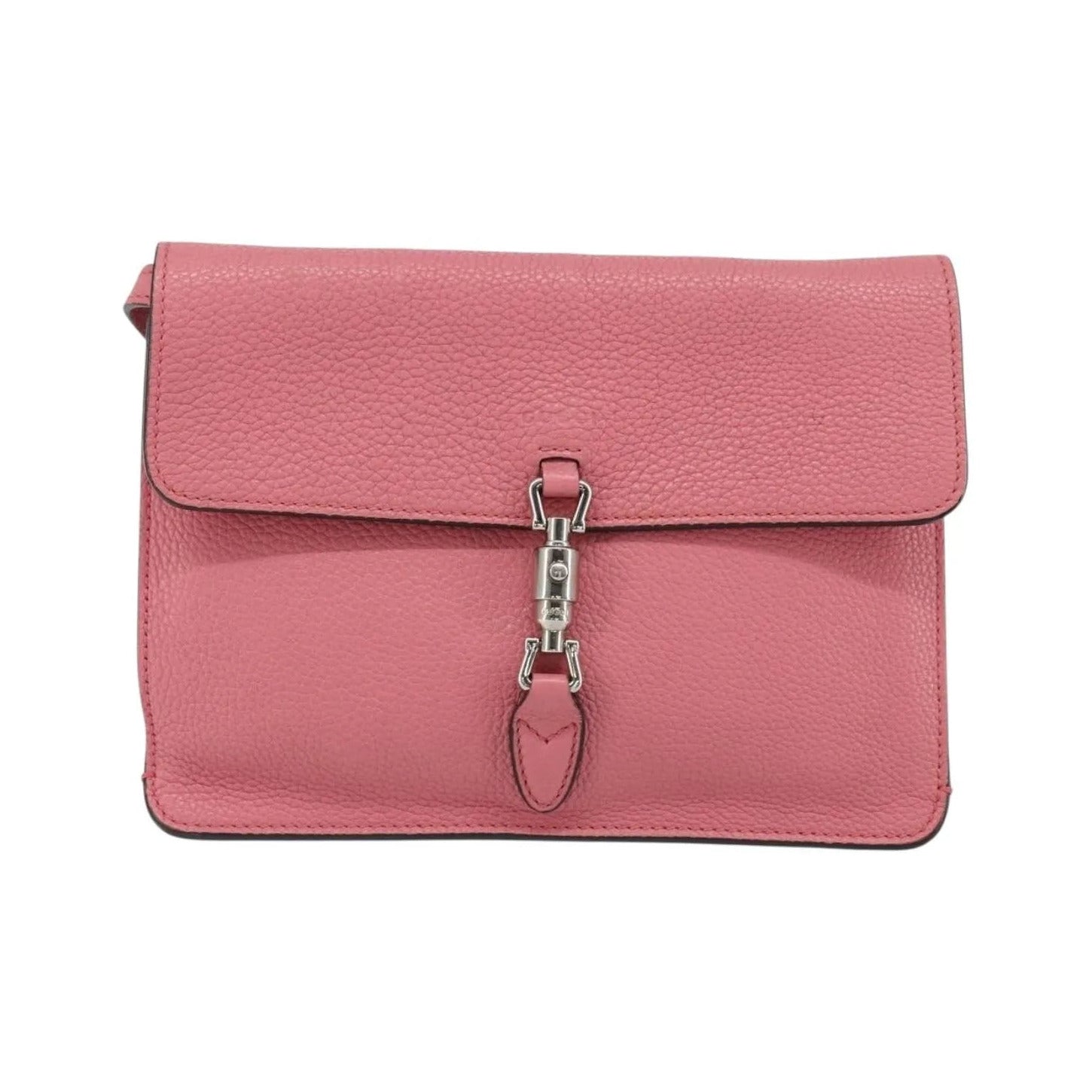 Gucci Jackie Soft Convertible Clutch Leather, Pink, Leather, Handbag