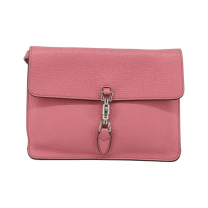 Gucci Jackie Soft Convertible Clutch Leather, Pink, Leather, Handbag