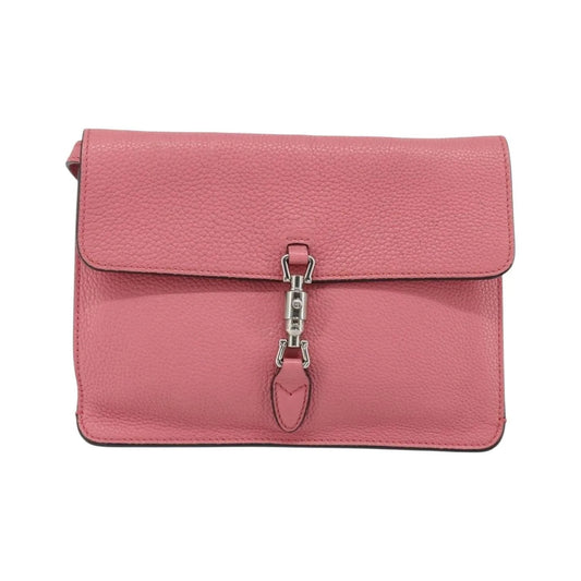 Gucci Jackie Soft Convertible Clutch Leather, Pink, Leather, Handbag