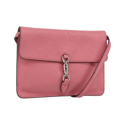 Gucci Jackie Soft Convertible Clutch Leather, Pink, Leather, Handbag