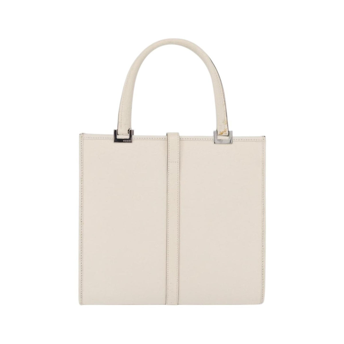 Gucci Jackie Soft Leather, White, Leather, Tote Bag