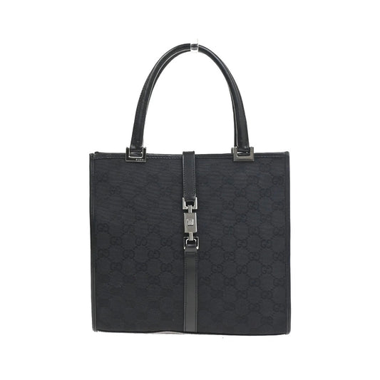 Gucci Jackie Tote GG Canvas and leather, Black, Canvas, Handbag