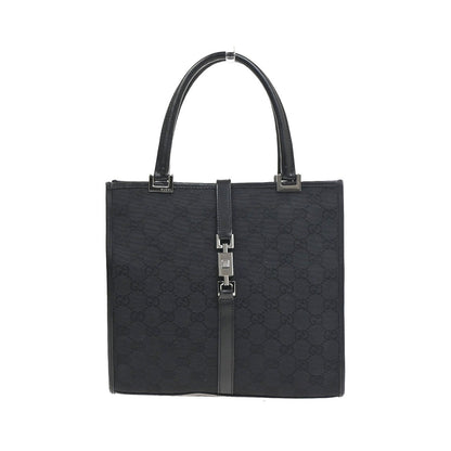 Gucci Jackie Tote GG Canvas and leather, Black, Canvas, Handbag