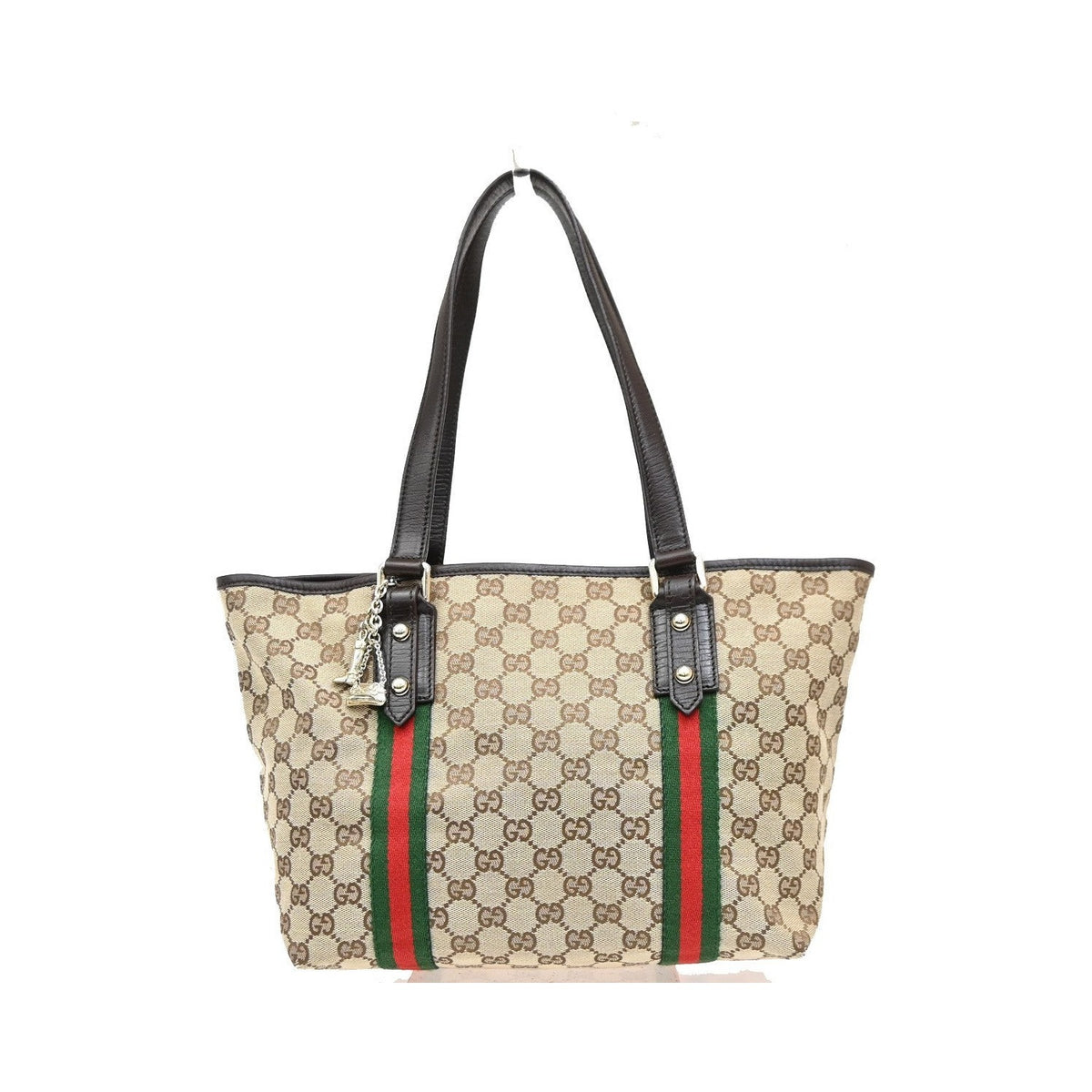 Gucci Jolicoeur GG Canvas, Brown, Canvas, Tote Bag