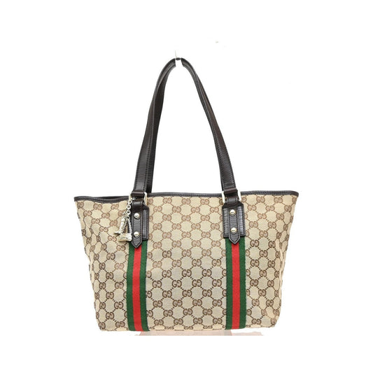 Gucci Jolicoeur GG Canvas, Brown, Canvas, Tote Bag