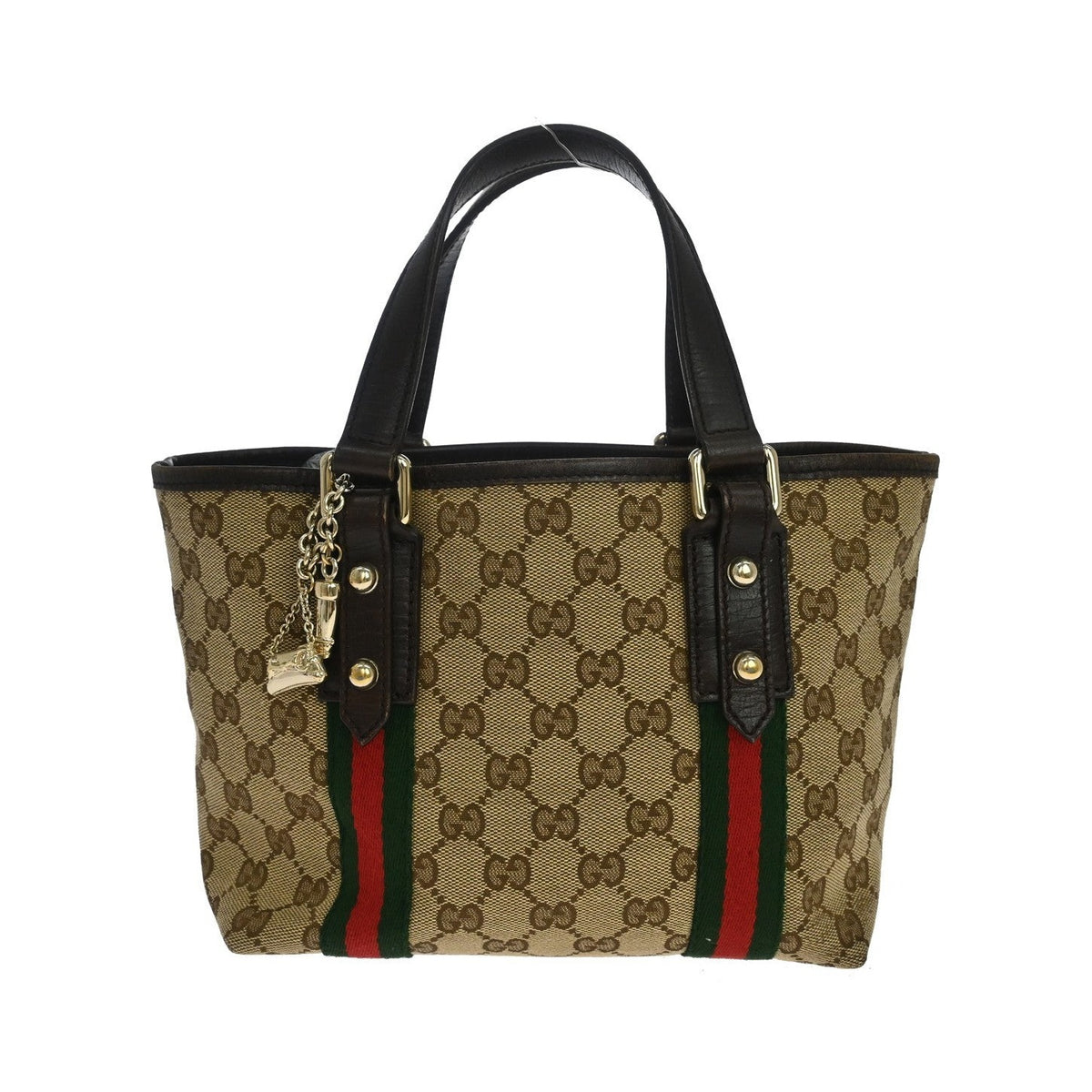 Gucci Jolicoeur Pochette GG Canvas and leather, Beige, Canvas, Handbag