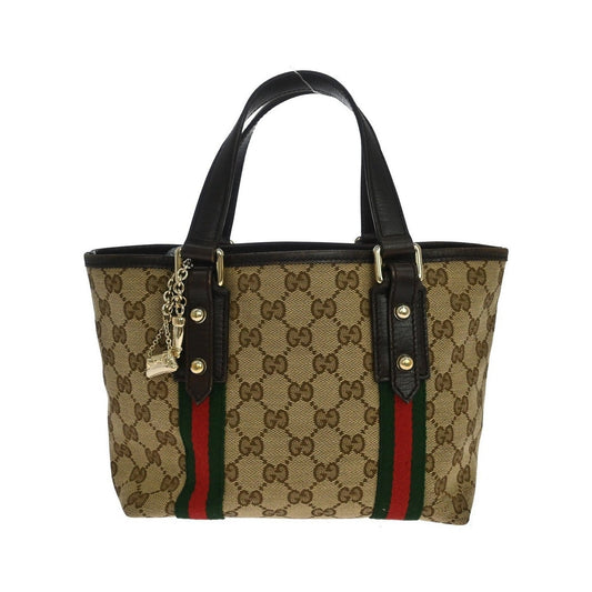 Gucci Jolicoeur Pochette GG Canvas and leather, Beige, Canvas, Handbag