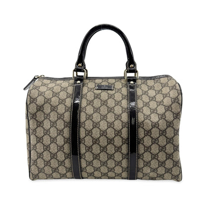 Gucci Joy Boston GG Coated Canvas, Black, Canvas, Handbag