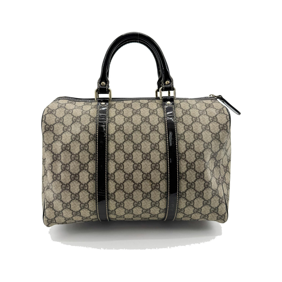 Gucci Joy Boston GG Coated Canvas, Black, Canvas, Handbag