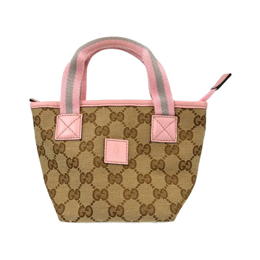 Gucci Kid's Web GG Canvas, Beige, Canvas, Tote Bag