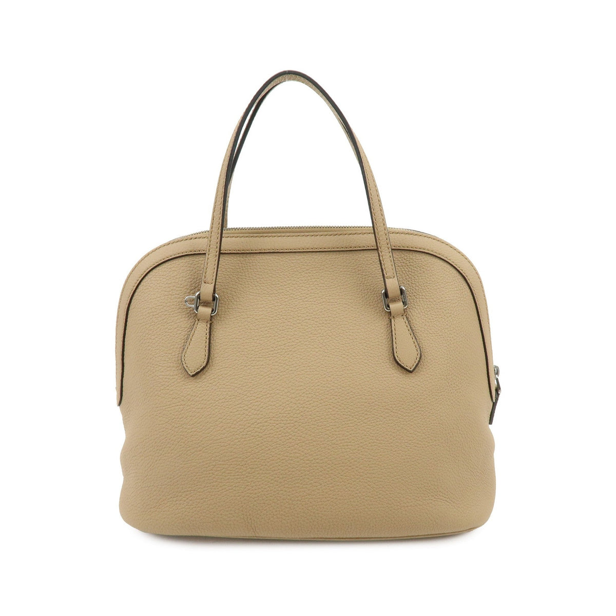 Gucci Lady Dollar Dome Satchel Leather, Beige, Leather, Handbag