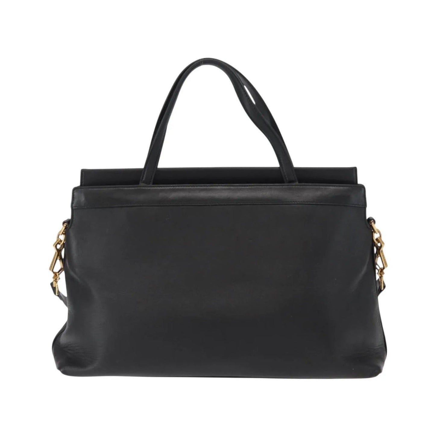 Gucci Linea Matisse Interlocking G Top Handle Tote Leather, Black, Leather, Shoulder Bag