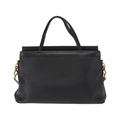 Gucci Linea Matisse Interlocking G Top Handle Tote Leather, Black, Leather, Shoulder Bag
