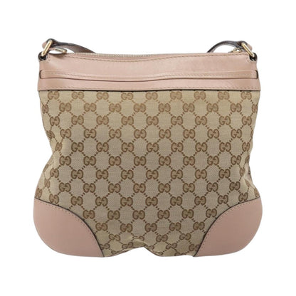 Gucci Mayfair Messenger GG Canvas and Leather, Beige, Canvas, Shoulder Bag
