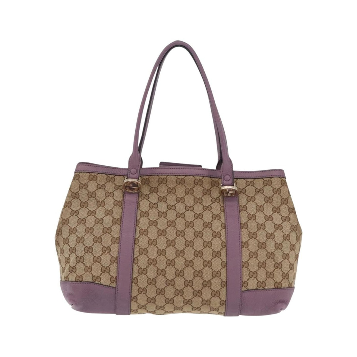 Gucci Miss GG GG Canvas with Leather, Beige, Canvas, Tote Bag